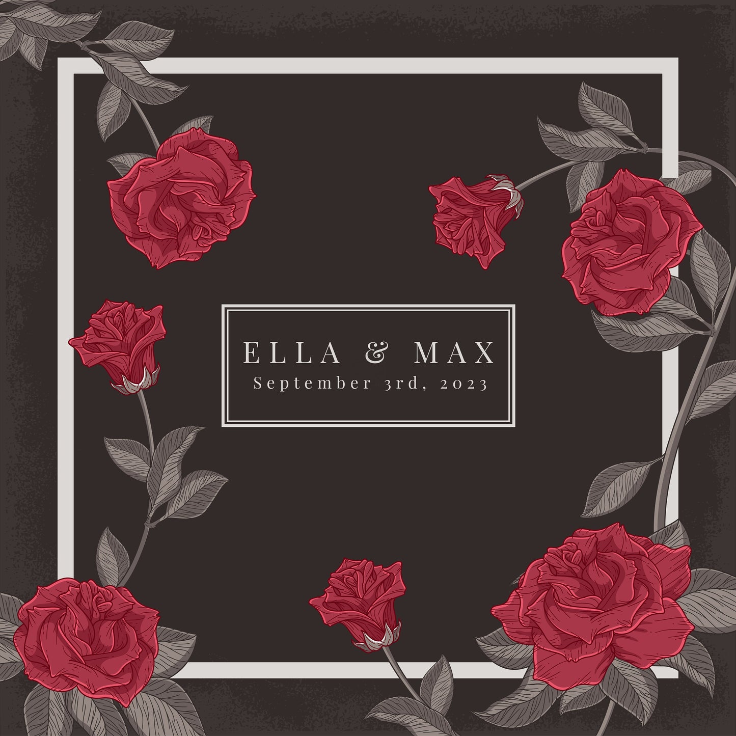 Custom Wedding Decal Dance Floor Wrap Gloss Removable Vinyl. Monogram Print and Vinyl to cover the entire dancefloor. Wedding logo design