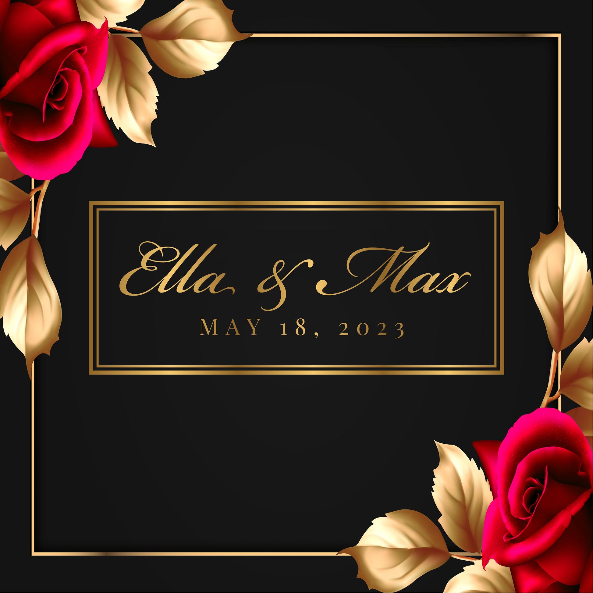Custom Wedding Decal Dance Floor Wrap Gloss Removable Vinyl. Monogram Print and Vinyl to cover the entire dancefloor. Wedding logo design