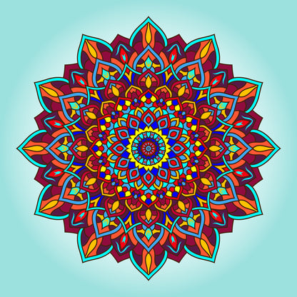 Indian Wedding Mehdi Mandala Full Color Print . Wedding Decal Dancefloor Wrap Gloss Removable Vinyl. Monogram Print to cover your dancefloor