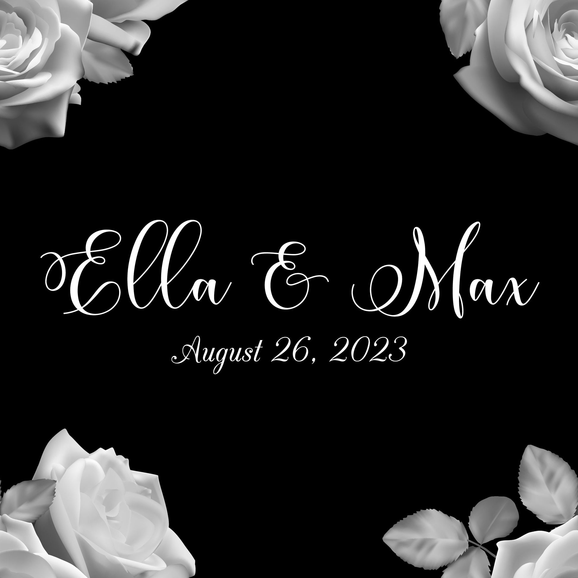 Custom Wedding Decal Dance Floor Wrap Gloss Removable Vinyl. Monogram Print and Vinyl to cover the entire dancefloor. Wedding logo design