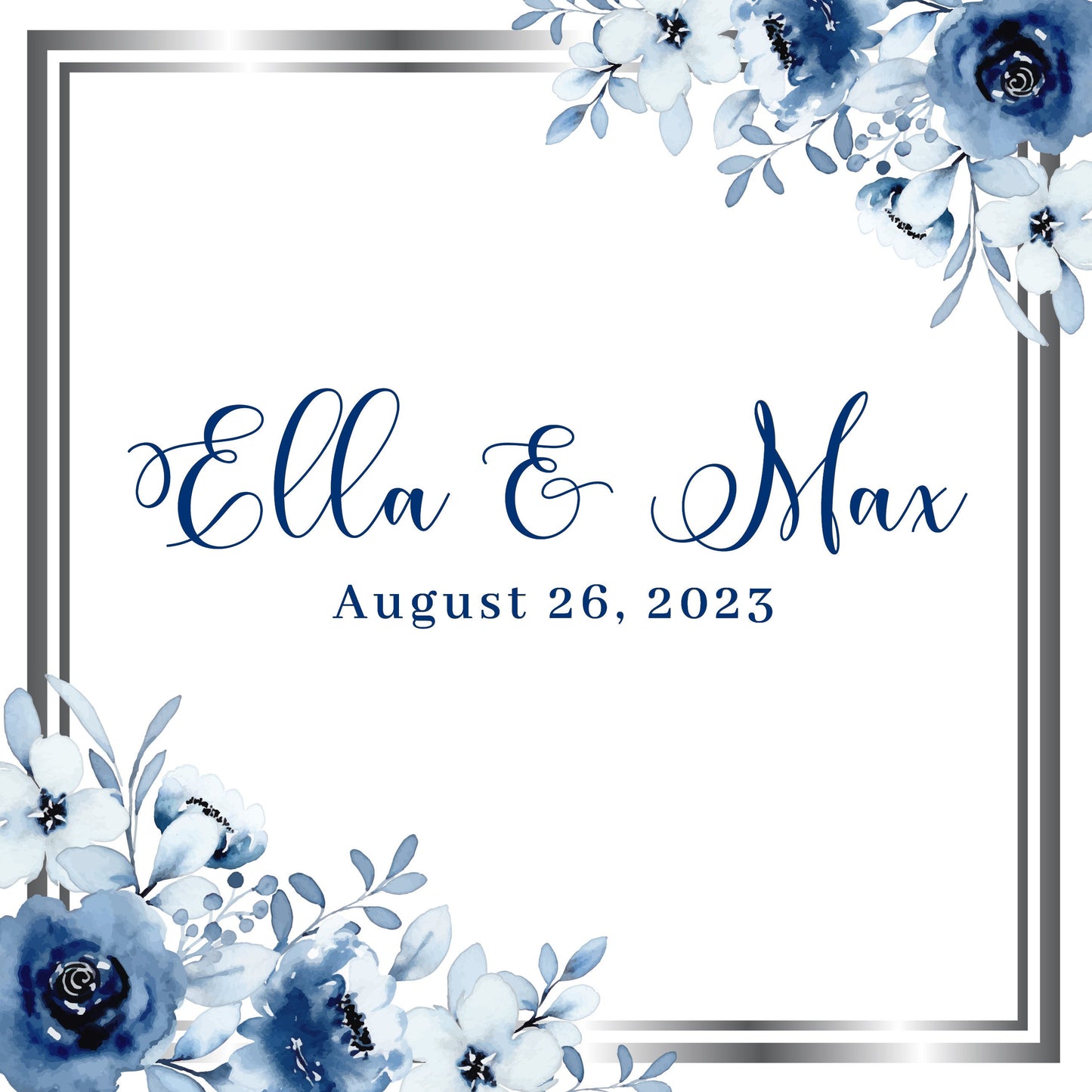 Custom Wedding Decal Dance Floor Wrap Gloss Removable Vinyl. Monogram Print and Vinyl to cover the entire dancefloor. Wedding logo design