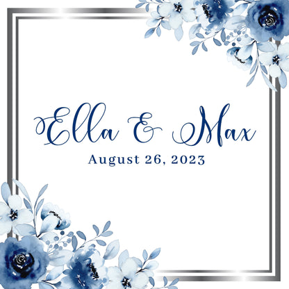 Custom Wedding Decal Dance Floor Wrap Gloss Removable Vinyl. Monogram Print and Vinyl to cover the entire dancefloor. Wedding logo design