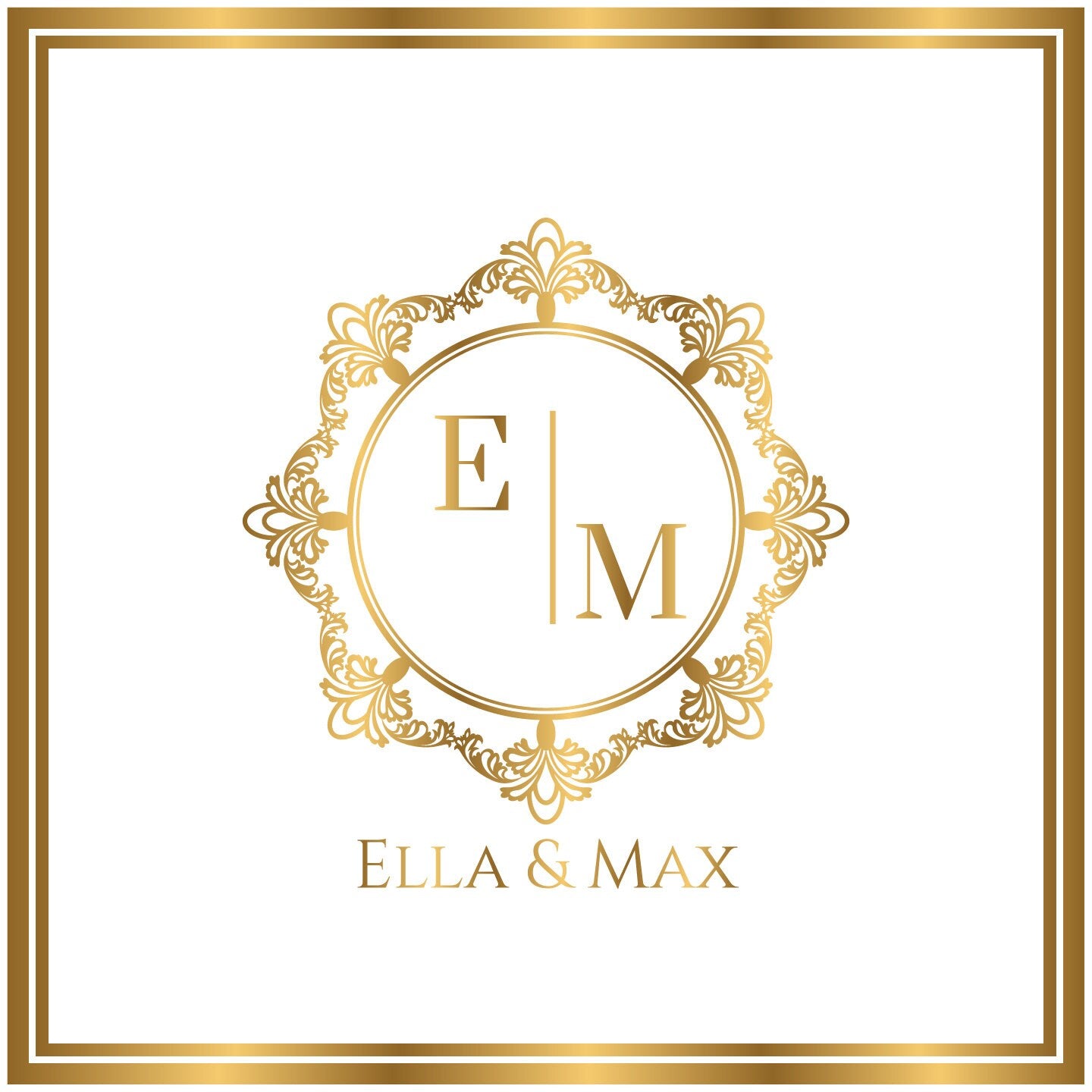 Custom Wedding Decal Dance Floor Wrap Gloss Removable Vinyl. Monogram Print and Vinyl to cover the entire dancefloor. Wedding logo design