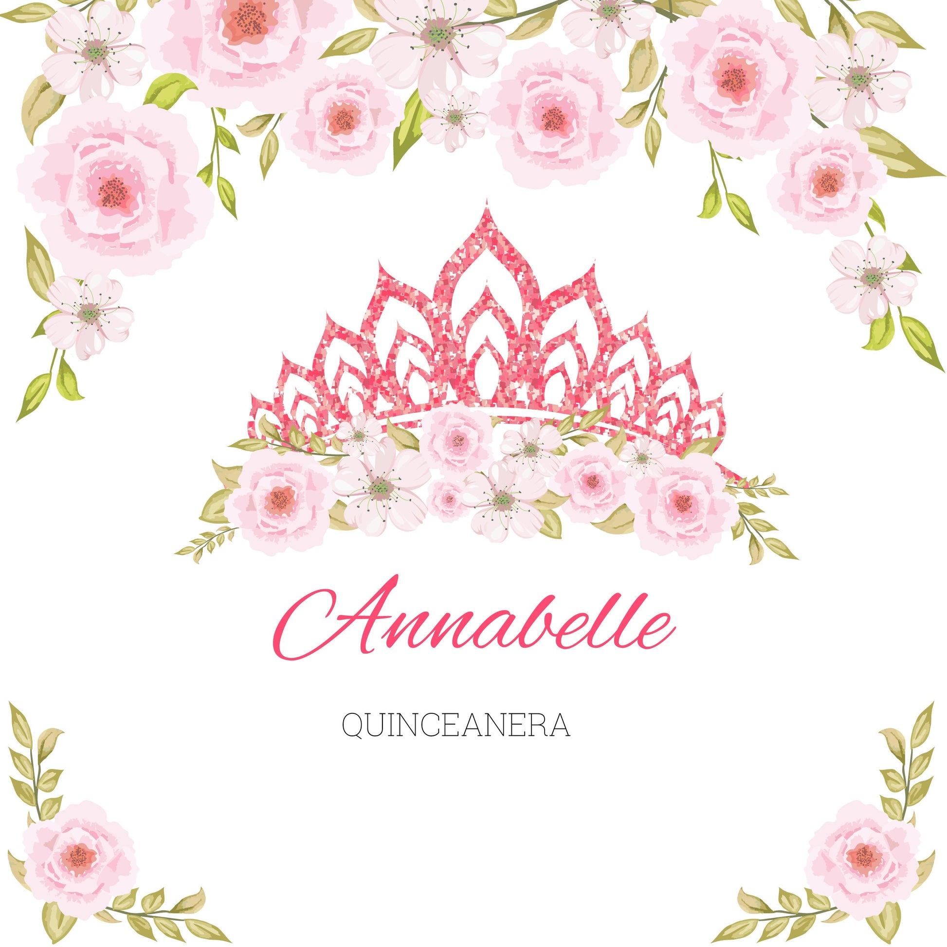 Customizable Quinceañera Decal Dance Floor Wrap. Removable Vinyl. Vinyl covers entire dancefloor. Cubierta de piso de quinceañera. Free Ship