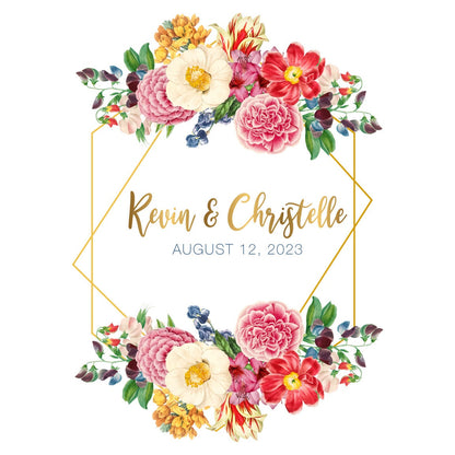 Custom Wedding Decal Dance Floor Wrap Gloss Removable Vinyl. Monogram Print and Vinyl to cover the entire dancefloor. Wedding logo design