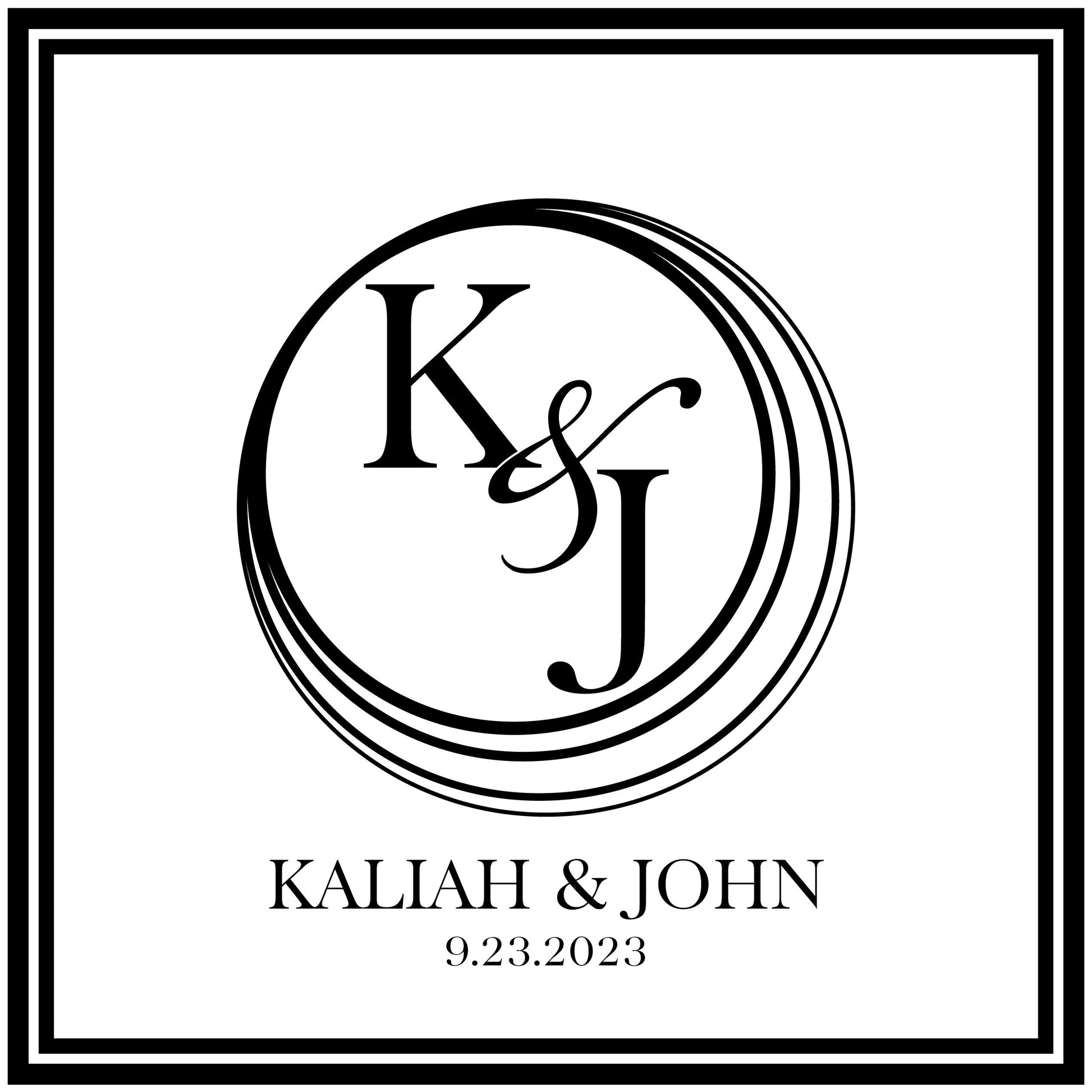 Custom Wedding Decal Dance Floor Wrap Gloss Removable Vinyl. Monogram Print and Vinyl to cover the entire dancefloor. Wedding logo design