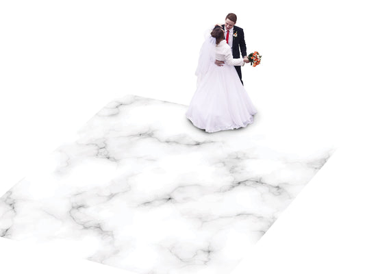 Spectacular Granite Marble design Decal Dance Floor Wrap Gloss Removable Vinyl. Printed Vinyl to cover the entire dancefloor. Wedding decal.