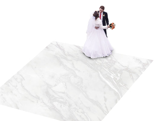 Spectacular Granite Marble design Decal Dance Floor Wrap Gloss Removable Vinyl. Printed Vinyl to cover the entire dancefloor. Wedding decal.