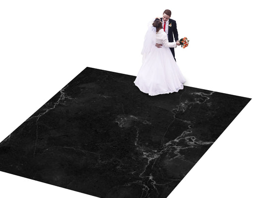 Spectacular Granite Marble design Decal Dance Floor Wrap Gloss Removable Vinyl. Printed Vinyl to cover the entire dancefloor. Wedding decal.