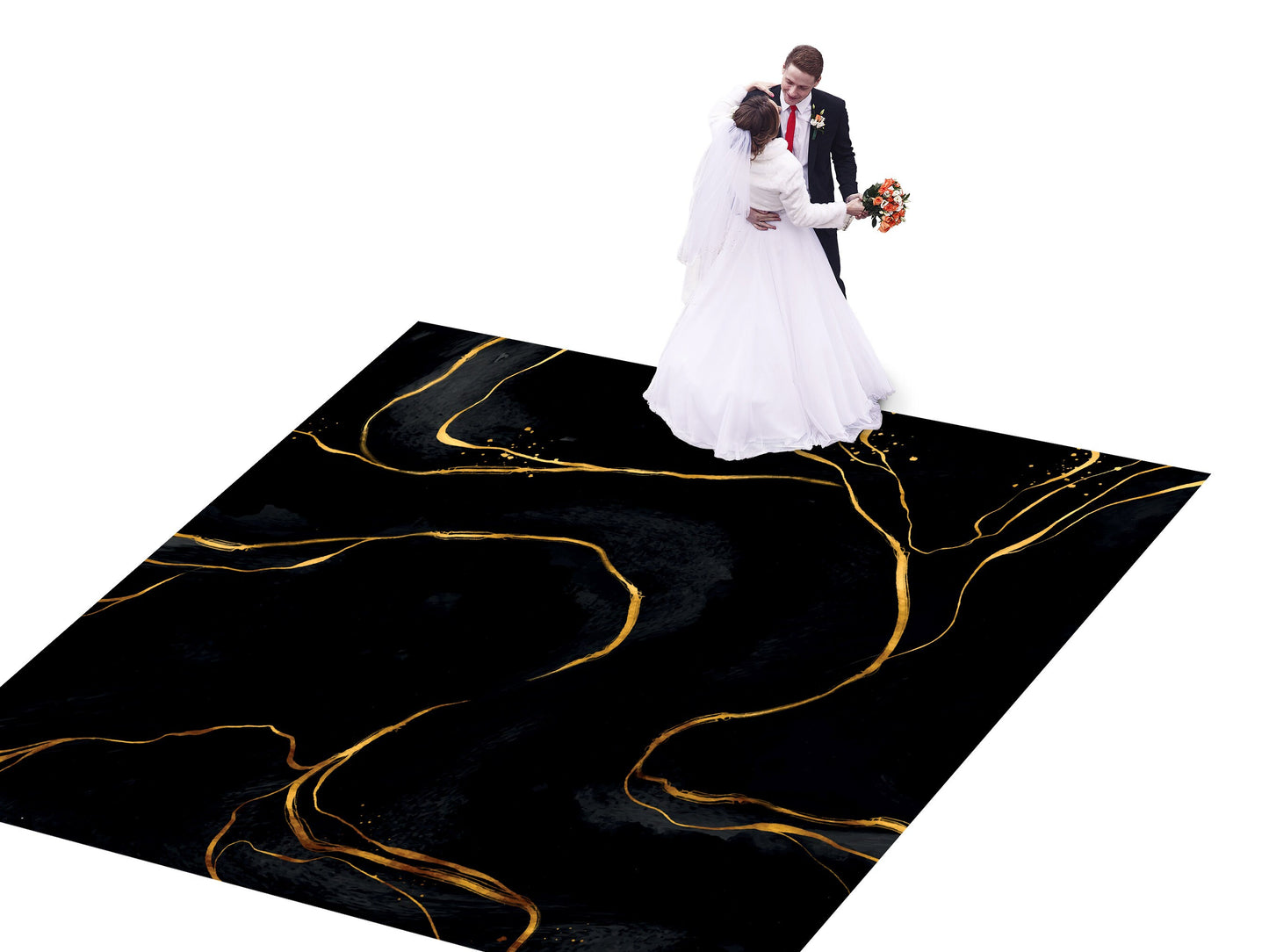 Spectacular Granite Marble design Decal Dance Floor Wrap Gloss Removable Vinyl. Printed Vinyl to cover the entire dancefloor. Wedding decal.