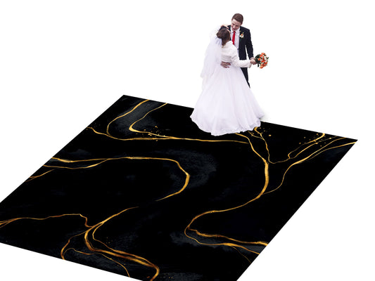 Spectacular Granite Marble design Decal Dance Floor Wrap Gloss Removable Vinyl. Printed Vinyl to cover the entire dancefloor. Wedding decal.