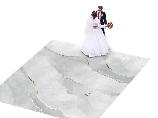 Spectacular Granite Marble design Decal Dance Floor Wrap Gloss Removable Vinyl. Printed Vinyl to cover the entire dancefloor. Wedding decal.