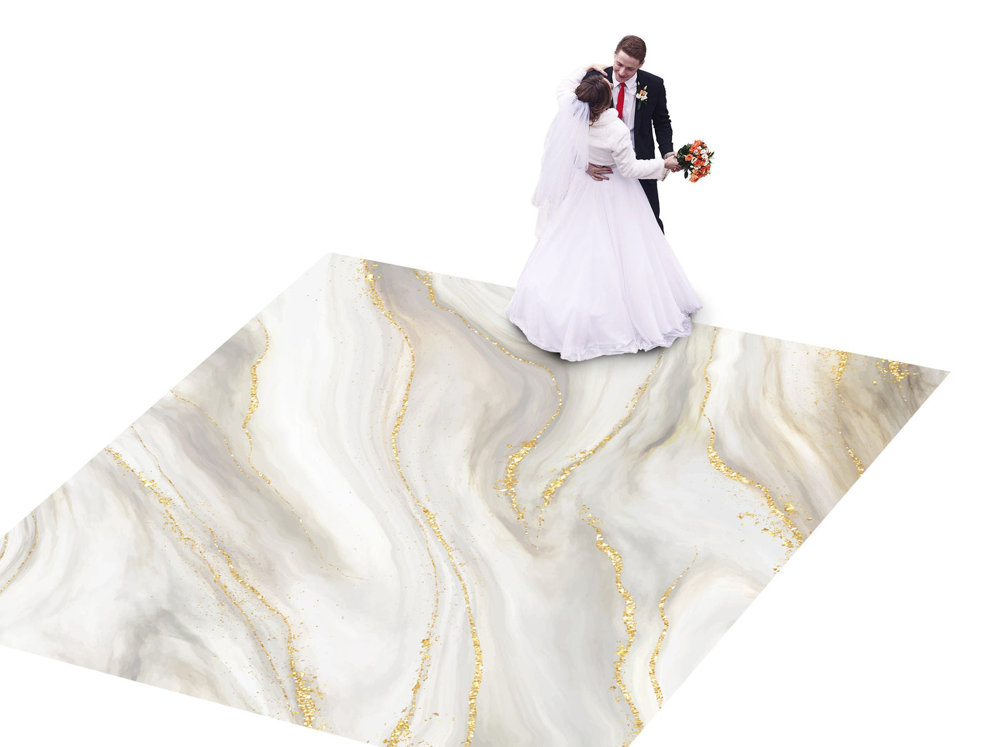 Spectacular Granite Marble design Decal Dance Floor Wrap Gloss Removable Vinyl. Printed Vinyl to cover the entire dancefloor. Wedding decal.