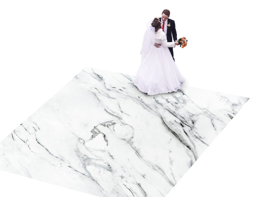 Spectacular Granite Marble design Decal Dance Floor Wrap Gloss Removable Vinyl. Printed Vinyl to cover the entire dancefloor. Wedding decal.
