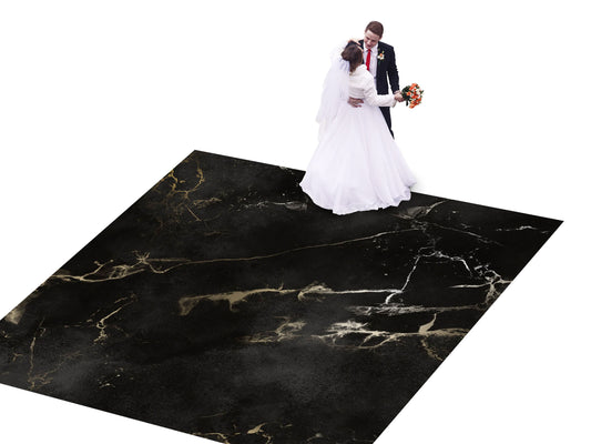 Spectacular Granite Marble design Decal Dance Floor Wrap Gloss Removable Vinyl. Printed Vinyl to cover the entire dancefloor. Wedding decal.