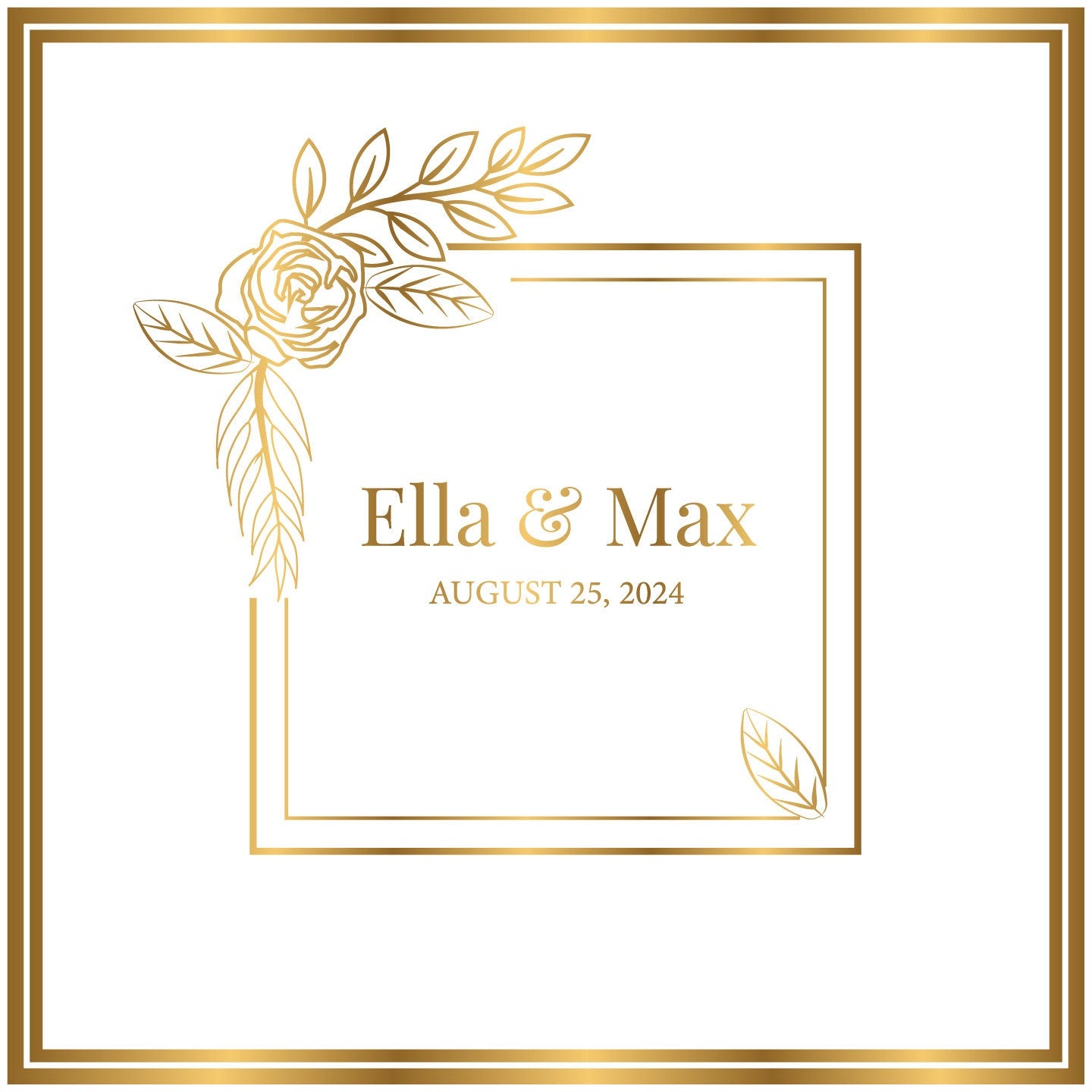 Full Print Custom Wedding Decal Dance Floor Wrap Gloss Removable Vinyl. Wedding Dancefloor design. Free Shipping