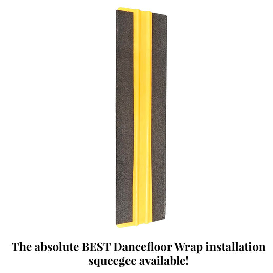 The absolute best Dancefloor Wrap Installation Squeegee. Tool. Free Shipping