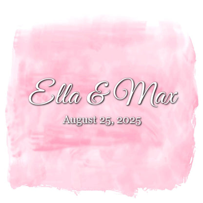 Custom Wedding Decal Dance Floor Wrap Gloss Removable Vinyl. Monogram Print and Vinyl to cover the entire dancefloor. Wedding logo design