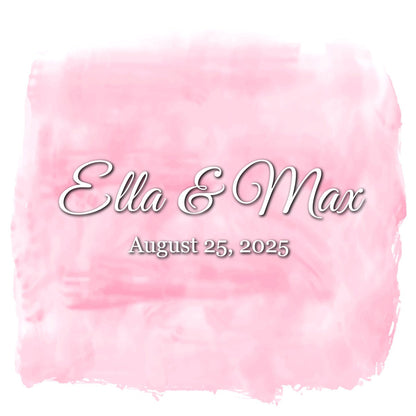 Custom Wedding Decal Dance Floor Wrap Gloss Removable Vinyl. Monogram Print and Vinyl to cover the entire dancefloor. Wedding logo design