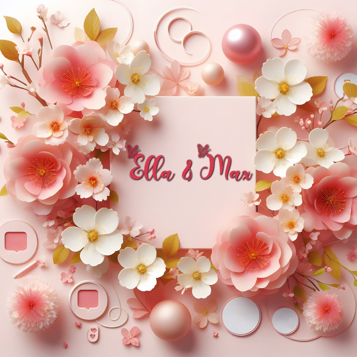 Quirky Fun Custom Wedding Decal Dance Floor Wrap. Gloss Removable Vinyl Monogram Print and Vinyl to cover the entire dancefloor. Logo.
