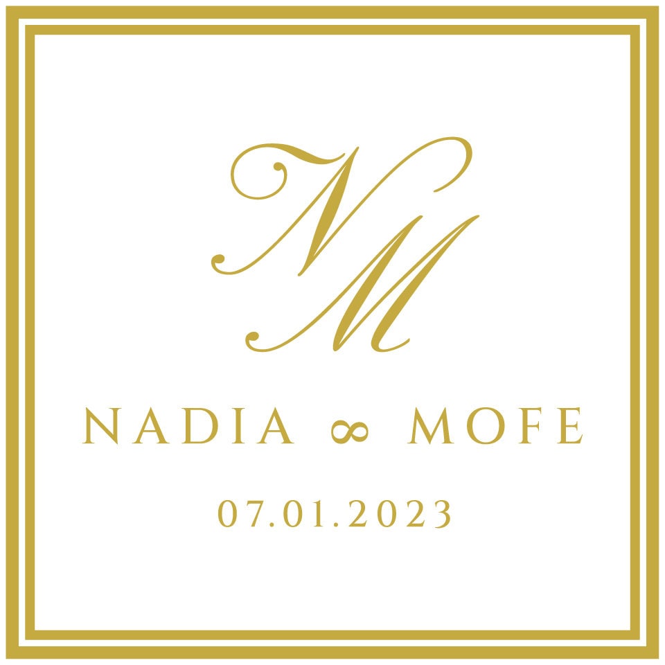 Custom Wedding Decal Dance Floor Wrap Gloss Removable Vinyl. Monogram Print and Vinyl to cover the entire dancefloor. Wedding logo design