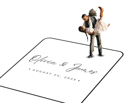 Custom Wedding Decal Dance Floor Wrap. Gloss Removable Vinyl. Monogram Print and Vinyl to cover your entire dancefloor. Wedding logo design.