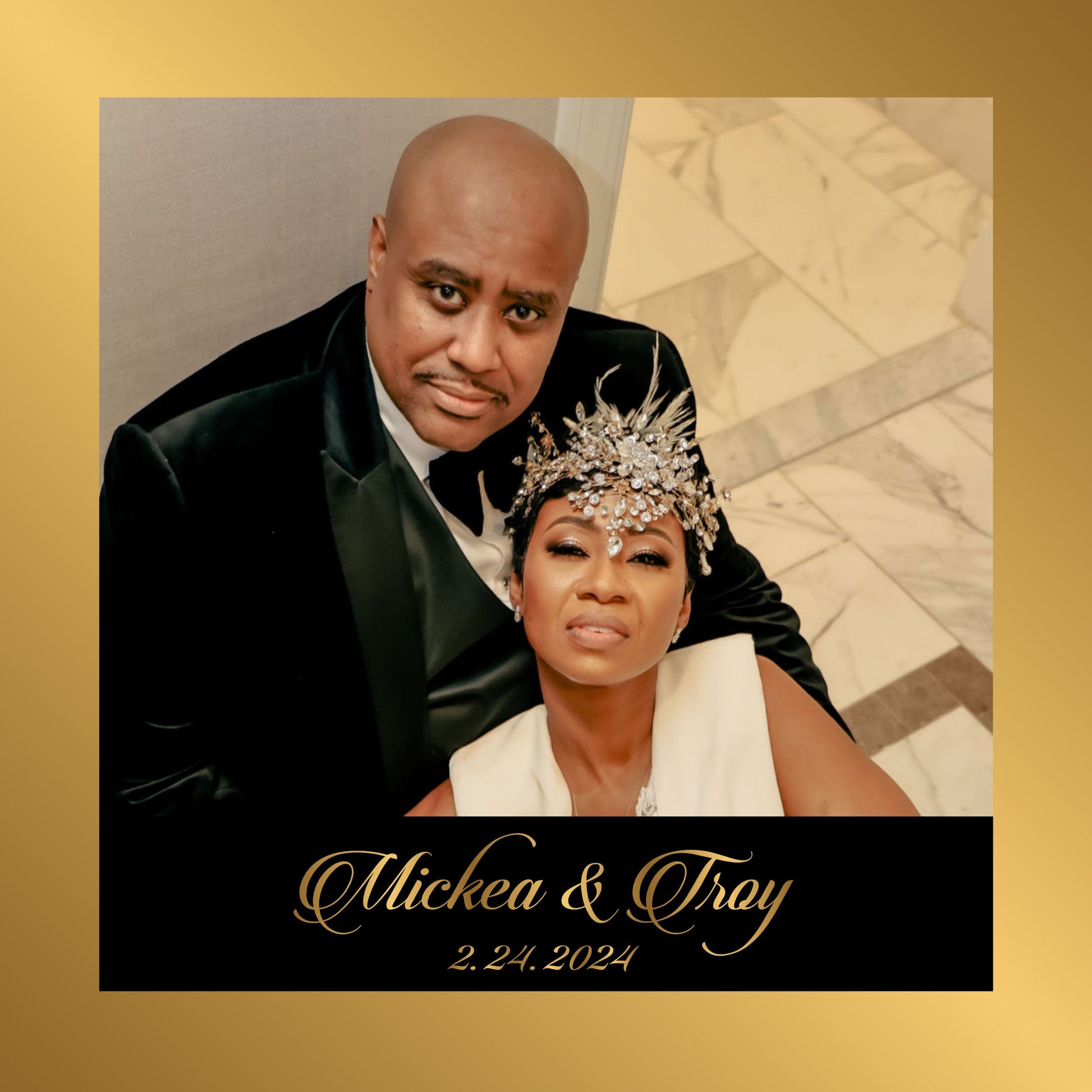 Super Unique Custom Wedding Photo Portrait Dance Floor Wrap Design. Removable Vinyl. Floor Wrap Print to cover the dancefloor. Wedding logo