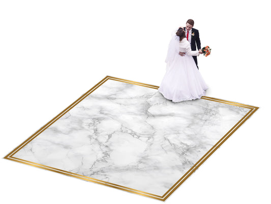 Spectacular Granite Marble design Decal Dance Floor Wrap Gloss Removable Vinyl. Printed Vinyl to cover the entire dancefloor. Wedding decal.