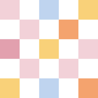 Custom Colorful Checkerboard Wedding Decal Dance Floor Wrap Gloss/Matte Removable Vinyl. Checkerboard design. Wedding logo. Free shipping