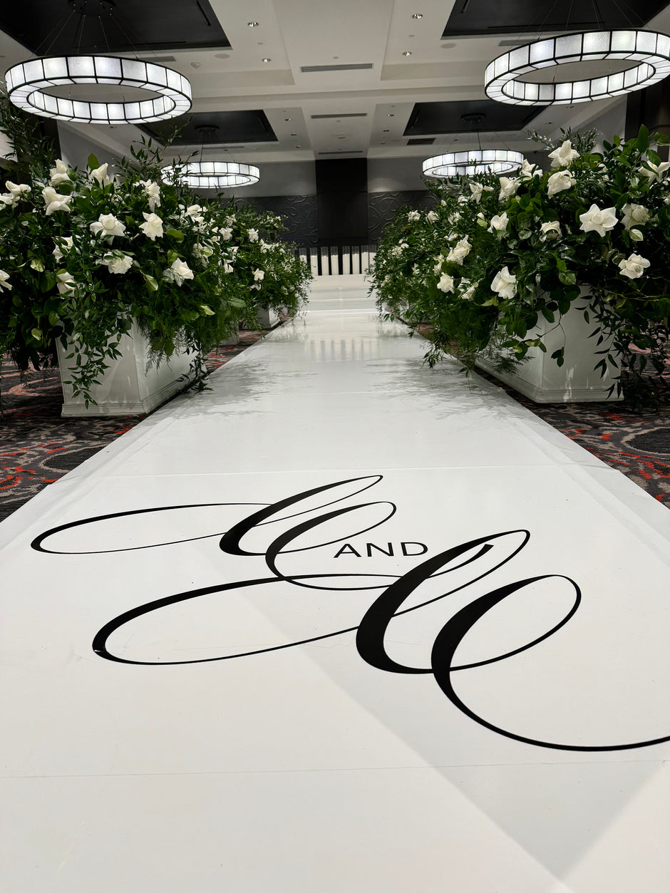 Wedding Aisle Runner – Max Powers Graphics