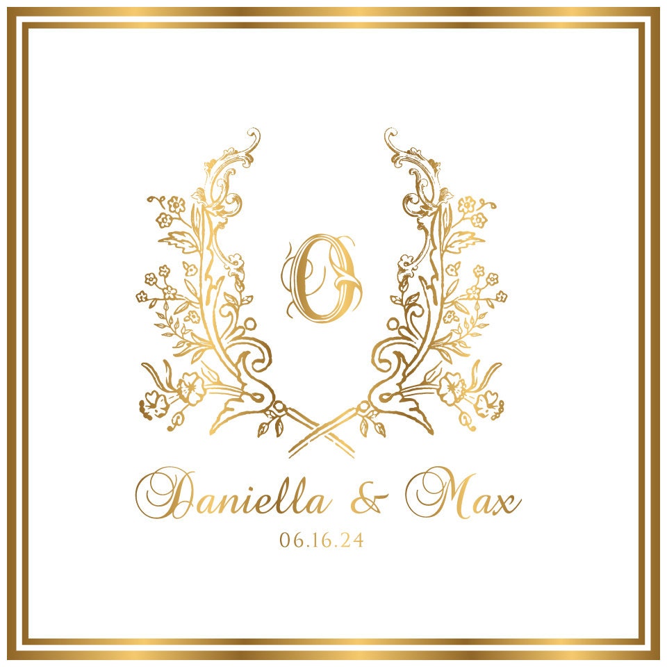 Custom Wedding Decal Dance Floor Wrap Gloss Removable Vinyl. Monogram Print and Vinyl to cover the entire dancefloor. Wedding logo design