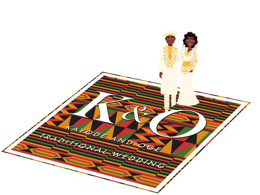 Unique African Traditional Print Wedding Decal Dance Floor Wrap Removable Vinyl. Monogram Print and Vinyl will cover the entire dancefloor.