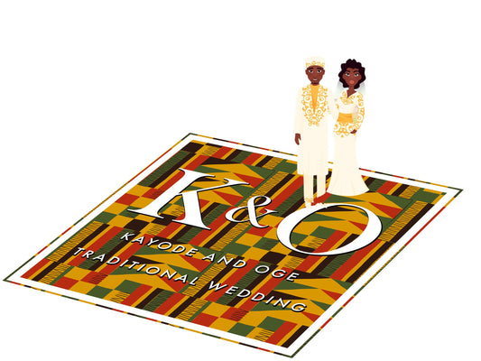 Unique African Traditional Print Wedding Decal Dance Floor Wrap Removable Vinyl. Monogram Print and Vinyl will cover the entire dancefloor.
