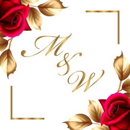 Custom Wedding Decal Dance Floor Wrap. Gloss Removable Vinyl. Monogram Print and Vinyl to cover your entire dancefloor. Wedding logo design.
