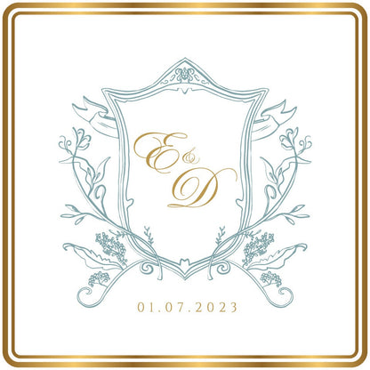 Custom Wedding Decal Dance Floor Wrap. Gloss Removable Vinyl. Monogram Print and Vinyl to cover your entire dancefloor. Wedding logo design.