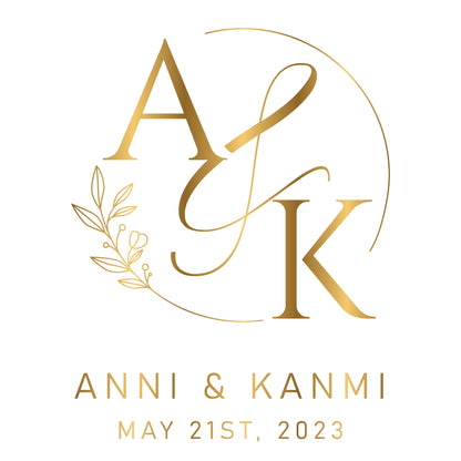 Custom Wedding Decal Dance Floor Wrap. Gloss Removable Vinyl. Monogram Print and Vinyl to cover your entire dancefloor. Wedding logo design.
