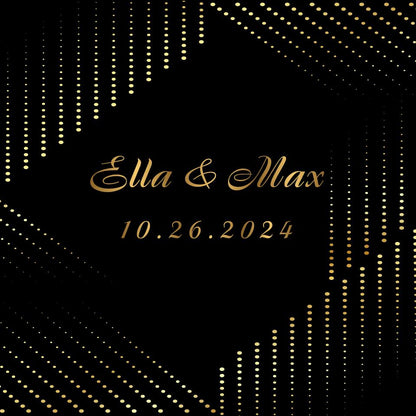 Custom Wedding Decal Dance Floor Wrap Gloss Removable Vinyl. Monogram Print and Vinyl to cover the entire dancefloor. Wedding logo design
