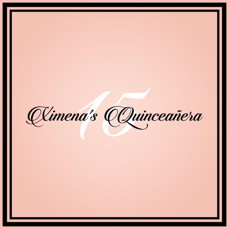 Customizable Quinceañera Decal Dance Floor Wrap. Removable Vinyl. Vinyl covers entire dancefloor. Mis Quince Años Floor Wrap. Free Ship