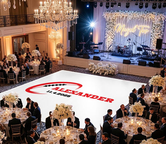 Customizable Bar Mitzvah Decal Dance Floor Wrap. Removable Vinyl. Covers Entire Dancefloor. Birthday Gloss/Matte. Bar Mitzvah. Free Shipping