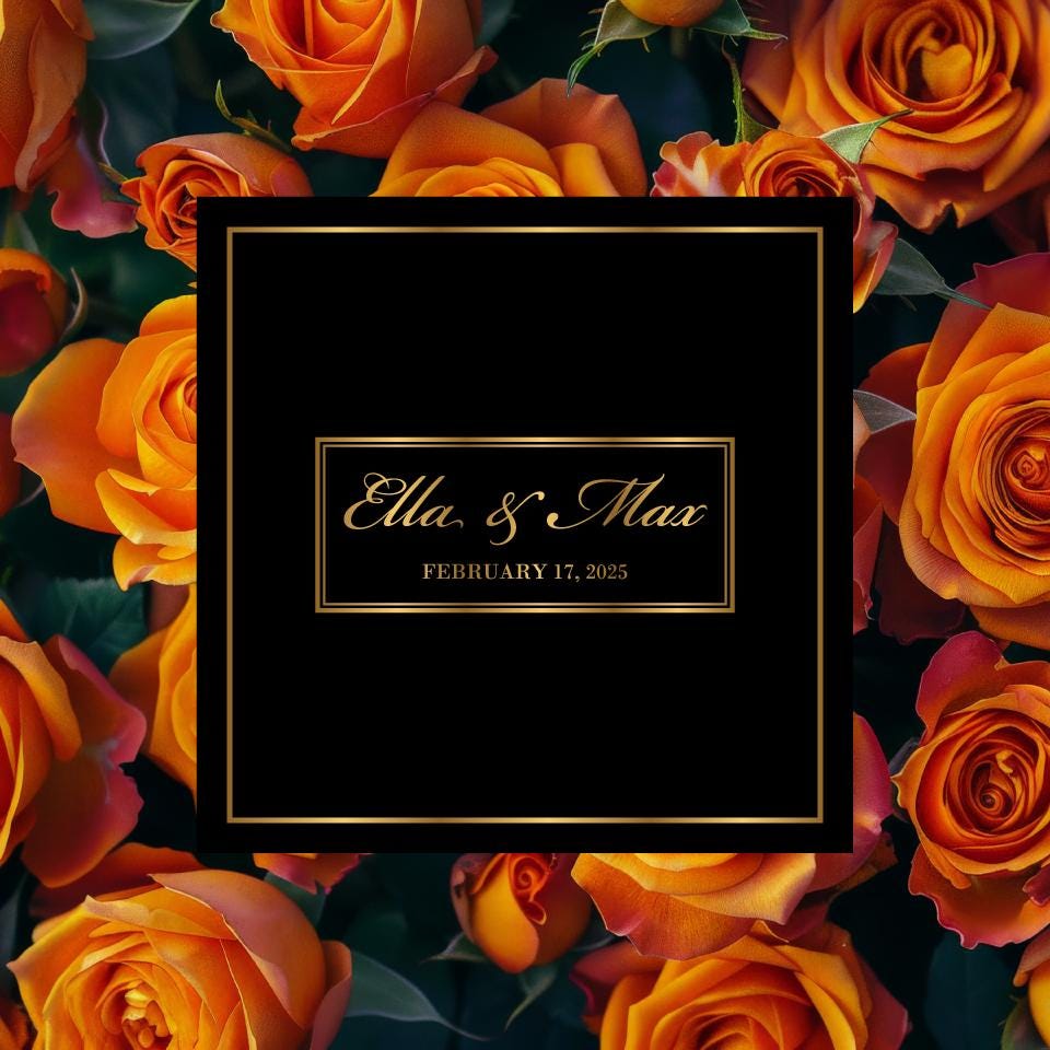 Custom Wedding Decal Dance Floor Wrap Gloss Removable Vinyl. Monogram Print and Vinyl to cover the entire dancefloor. Wedding logo design