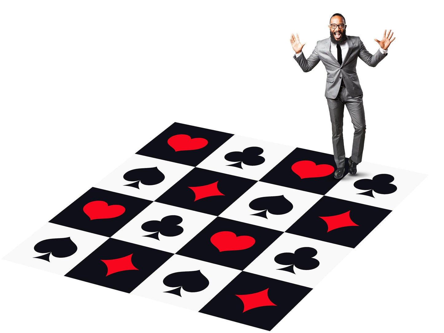 Casino Themed Birthday Decal Dance Floor Wrap. Removable Vinyl. Covers the entire dancefloor. Birthday Gloss/Matte Floor Wrap. Free Shipping