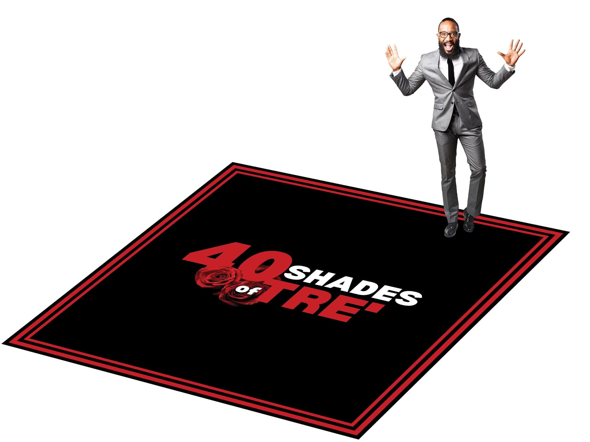 Customizable Birthday Decal Dance Floor Wrap. Removable Vinyl. Covers entire dancefloor. Birthday Gloss/Matte Floor Wrap. Free Shipping
