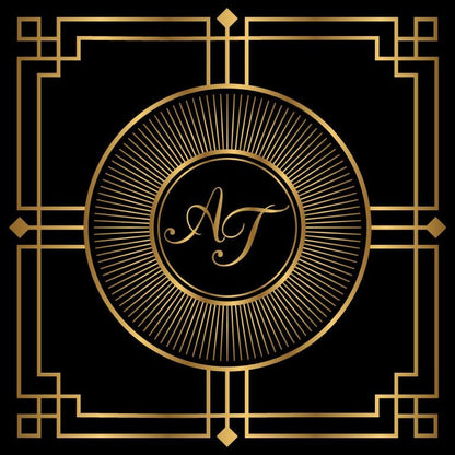 Custom Wedding Dance Floor Decal: Monogram Vinyl Wrap, Matte or Glossy.