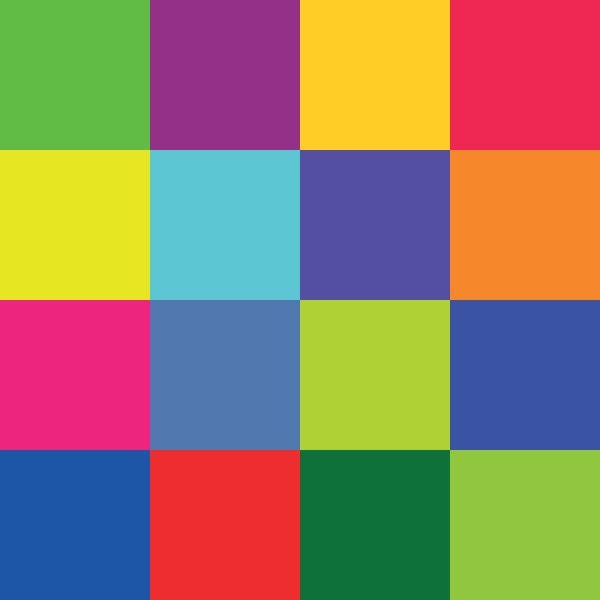 Neon Colors Wedding Dance Floor Decal: Checkerboard, Monogram Vinyl Wrap