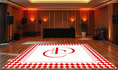 Customizable Birthday Decal Dance Floor Wrap. Removable Vinyl. Covers entire dancefloor. Birthday Gloss/Matte Floor Wrap. Free Shipping