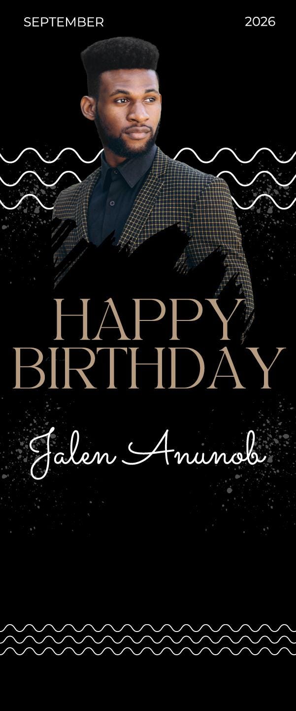 Luxury Birthday Retractable Banner, Custom Photo, Welcome Sign with Stand, Milestone Birthday Banner Print, Elegant Party Backdrop, 33"x80"