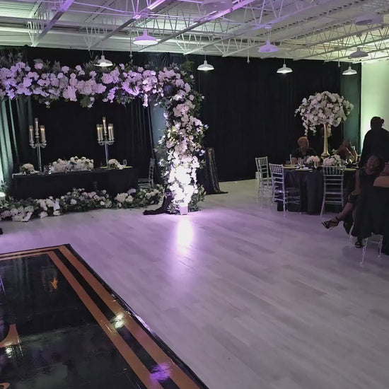 Custom  Wedding Decal Dance Floor Wrap Gloss Removable Vinyl. Monogram Print and Vinyl to cover the entire dancefloor. Wedding logo design