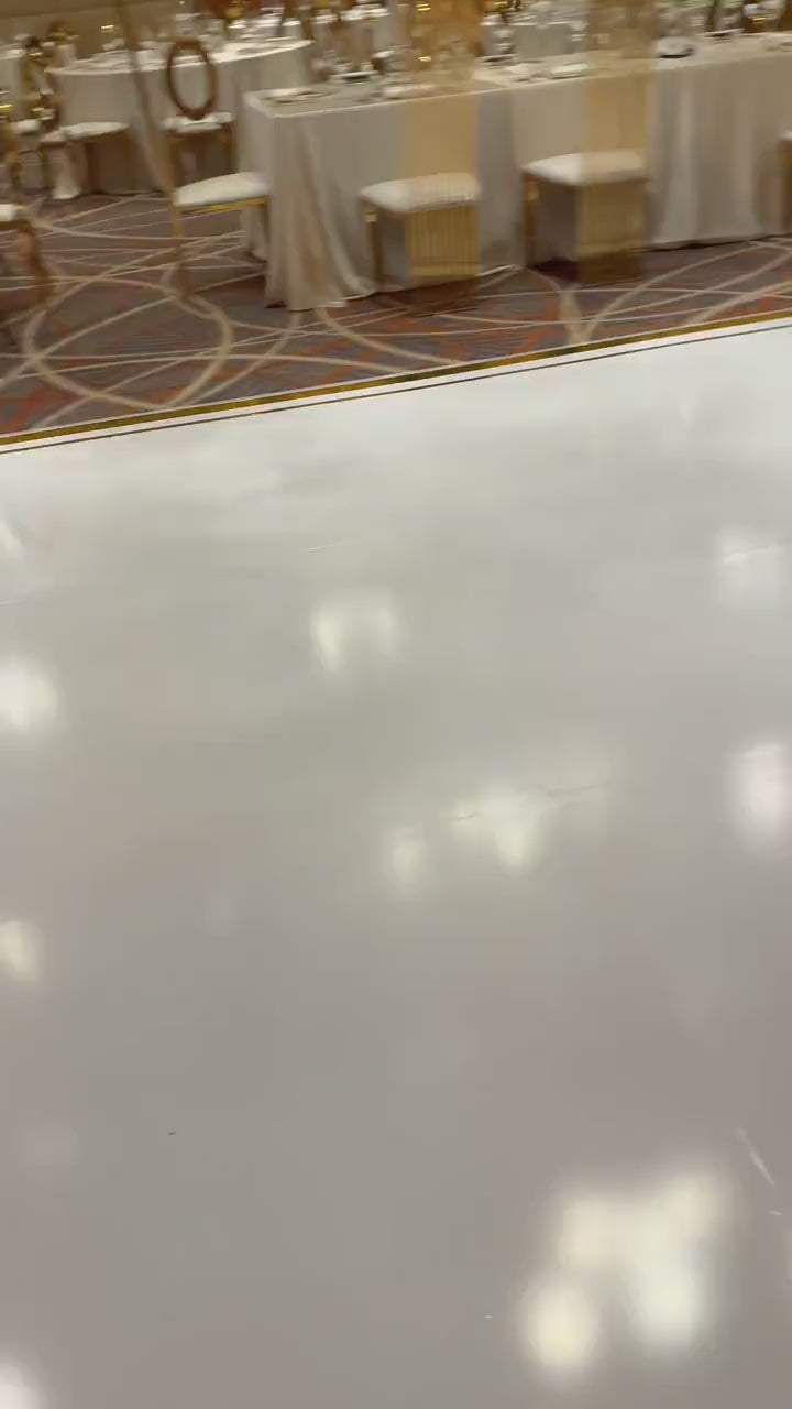 Custom  Wedding Decal Dance Floor Wrap Gloss Removable Vinyl. Monogram Print and Vinyl to cover the entire dancefloor. Wedding logo design