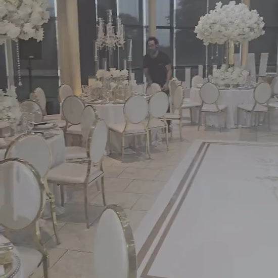Full Print Custom Wedding Decal Dance Floor Wrap Gloss Removable Vinyl. Wedding Dancefloor design. Free Shipping