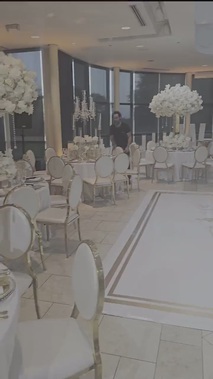 Full Print Custom Wedding Decal Dance Floor Wrap Gloss Removable Vinyl. Wedding Dancefloor design. Free Shipping
